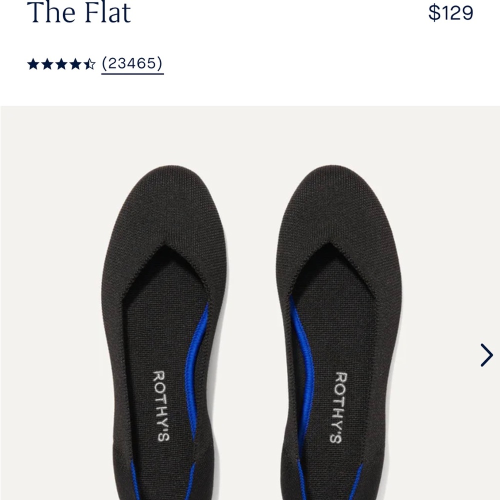 Rothy’s Black Flats